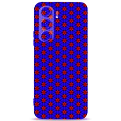 Blue Pattern Red Texture Samsung Galaxy S24 Plus 6 7 Inch Black Tpu Uv Case