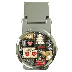 Christmas Reindeer Money Clip Watches