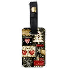 Christmas Reindeer Luggage Tag (one Side)