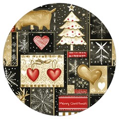 Christmas Reindeer Round Trivet by Posterlux