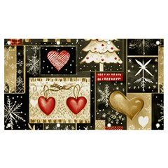 Christmas Reindeer Banner And Sign 7  X 4  by Posterlux