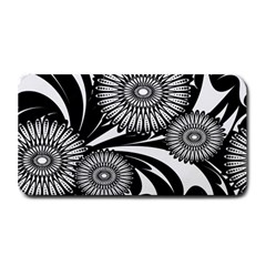 Modern Flowers Vector Seamless Pattern Medium Bar Mat