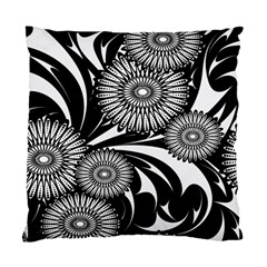 Modern Flowers Vector Seamless Pattern Standard Cushion Case (one Side)