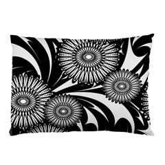 Modern Flowers Vector Seamless Pattern Pillow Case