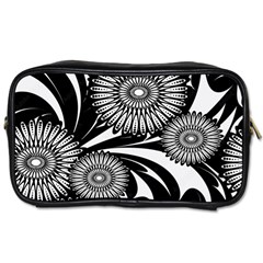 Modern Flowers Vector Seamless Pattern Toiletries Bag (one Side)