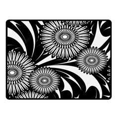 Modern Flowers Vector Seamless Pattern Fleece Blanket (small)