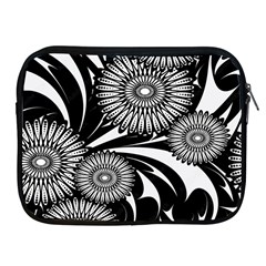 Modern Flowers Vector Seamless Pattern Apple Ipad 2/3/4 Zipper Cases