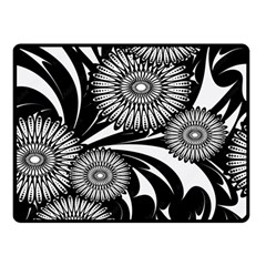 Modern Flowers Vector Seamless Pattern Two Sides Fleece Blanket (small)