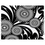 Modern Flowers Vector Seamless Pattern Two Sides Premium Plush Fleece Blanket (Teen Size) 60 x50  Blanket Front