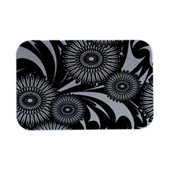 Modern Flowers Vector Seamless Pattern Open Lid Metal Box (silver)  