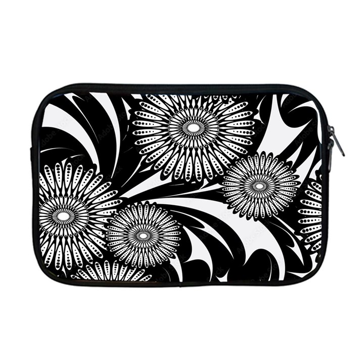 Modern Flowers Vector Seamless Pattern Apple MacBook Pro 17  Zipper Case