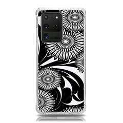 Modern Flowers Vector Seamless Pattern Samsung Galaxy S20 Ultra 6 9 Inch Tpu Uv Case