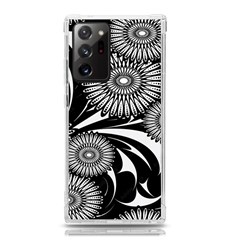 Modern Flowers Vector Seamless Pattern Samsung Galaxy Note 20 Ultra Tpu Uv Case