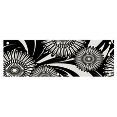 Modern Flowers Vector Seamless Pattern Banner And Sign 6  X 2 