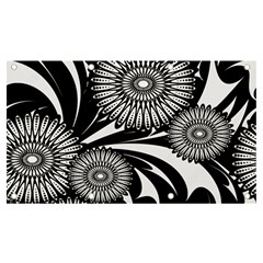 Modern Flowers Vector Seamless Pattern Banner And Sign 7  X 4 