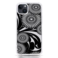 Modern Flowers Vector Seamless Pattern Iphone 14 Plus Tpu Uv Print Case