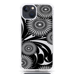 Modern Flowers Vector Seamless Pattern Iphone 13 Tpu Uv Print Case