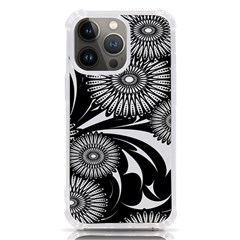 Modern Flowers Vector Seamless Pattern Iphone 13 Pro Tpu Uv Print Case