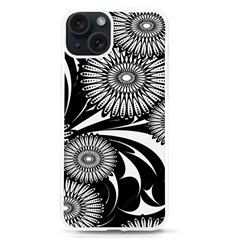 Modern Flowers Vector Seamless Pattern Iphone 15 Tpu Uv Print Case