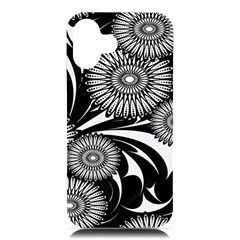 Modern Flowers Vector Seamless Pattern Iphone 16 Plus Black Uv Print Pc Hardshell Case