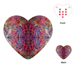 Blend Playing Cards Single Design (heart) by kaleidomarblingart