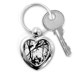 Inksplats Key Chain (heart) by SpinnyChairDesigns