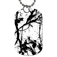 Inksplats Dog Tag (one Side)