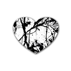 Inksplats Rubber Coaster (heart)