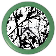 Inksplats Color Wall Clock