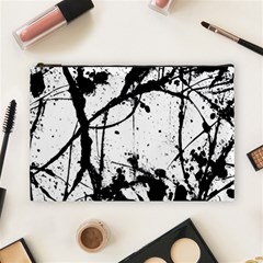 Inksplats Cosmetic Bag (large) by SpinnyChairDesigns