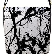 Inksplats Flap Closure Messenger Bag (s)