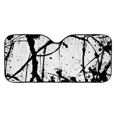 Inksplats Car Windshield Sunshade by SpinnyChairDesigns