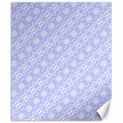 Light Purple And White Floral Pattern Canvas 20  X 24 