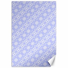 Light Purple And White Floral Pattern Canvas 20  X 30 