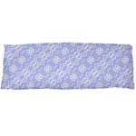 Light purple and white floral pattern 21 x60  Body Pillow Case Dakimakura (Two Sides) Front