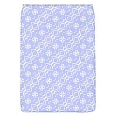 Light Purple And White Floral Pattern Removable Flap Cover (l)