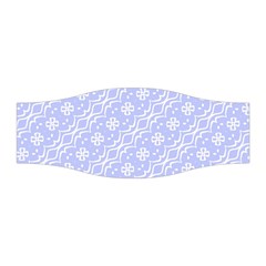 Light Purple And White Floral Pattern Stretchable Headband