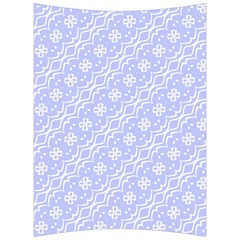 Light Purple And White Floral Pattern Back Support Cushion