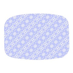 Light Purple And White Floral Pattern Mini Square Pill Box