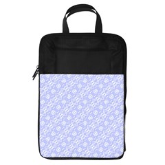 Light Purple And White Floral Pattern Foldable Shoe Storage Bag