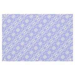 Light Purple And White Floral Pattern Banner And Sign 6  X 4 