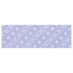 Light Purple And White Floral Pattern Banner And Sign 12  X 4 