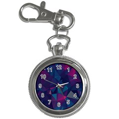 Turquoise Abstract Black Galaxy Pattern Turquoise Key Chain Watches by Bedest