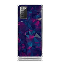 Turquoise Abstract Black Galaxy Pattern Turquoise Samsung Galaxy Note 20 Tpu Uv Case by Bedest