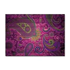 Abstract Purple Pattern Sticker A4 (10 Pack)