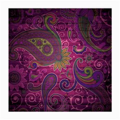 Abstract Purple Pattern Medium Glasses Cloth (2 Sides)