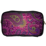 Abstract Purple Pattern Toiletries Bag (Two Sides) Front