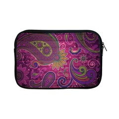 Abstract Purple Pattern Apple Ipad Mini Zipper Cases by Bedest