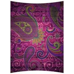 Abstract Purple Pattern Back Support Cushion