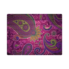 Abstract Purple Pattern Premium Plush Fleece Blanket (mini)